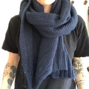 Navy blue Zara scarf